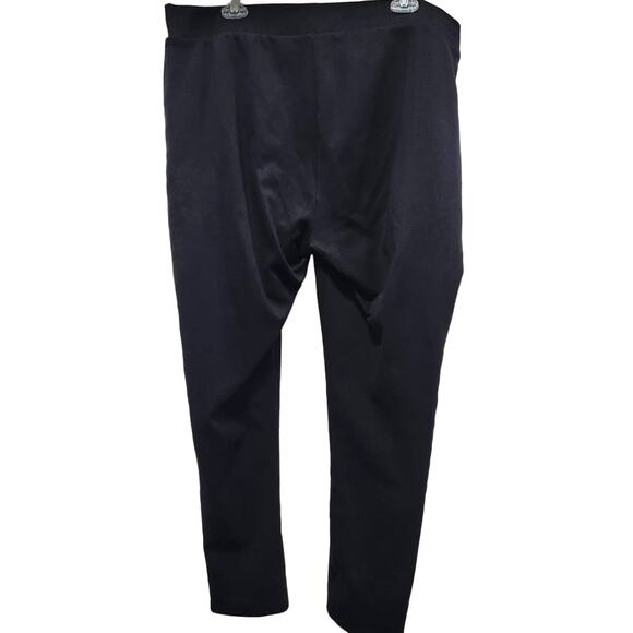 Lane Bryant Women's Black Gold Studded Down Sides Pull-on Hi-Rise Stretch Pants - Picture 6 of 6